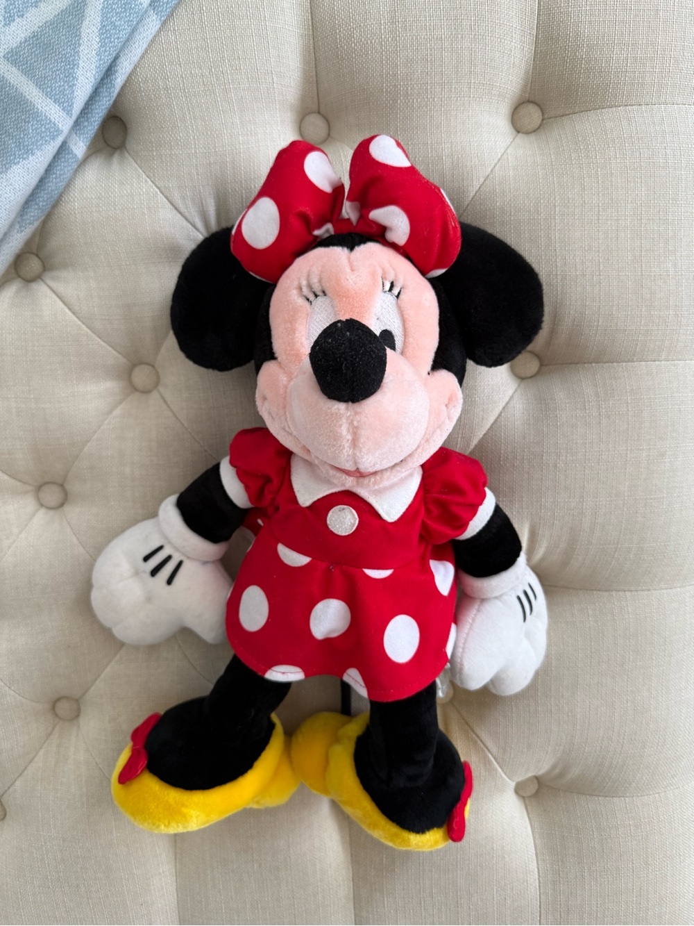 Disney Minnie Mouse Plush in Red, Black, White & Yellow